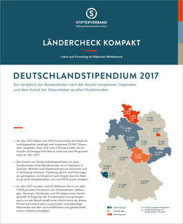 Ländercheck Deutschlandstipendium 2018 (Cover)