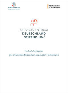 Das Deutschlandstipendium an privaten Hochschulen (Cover)
